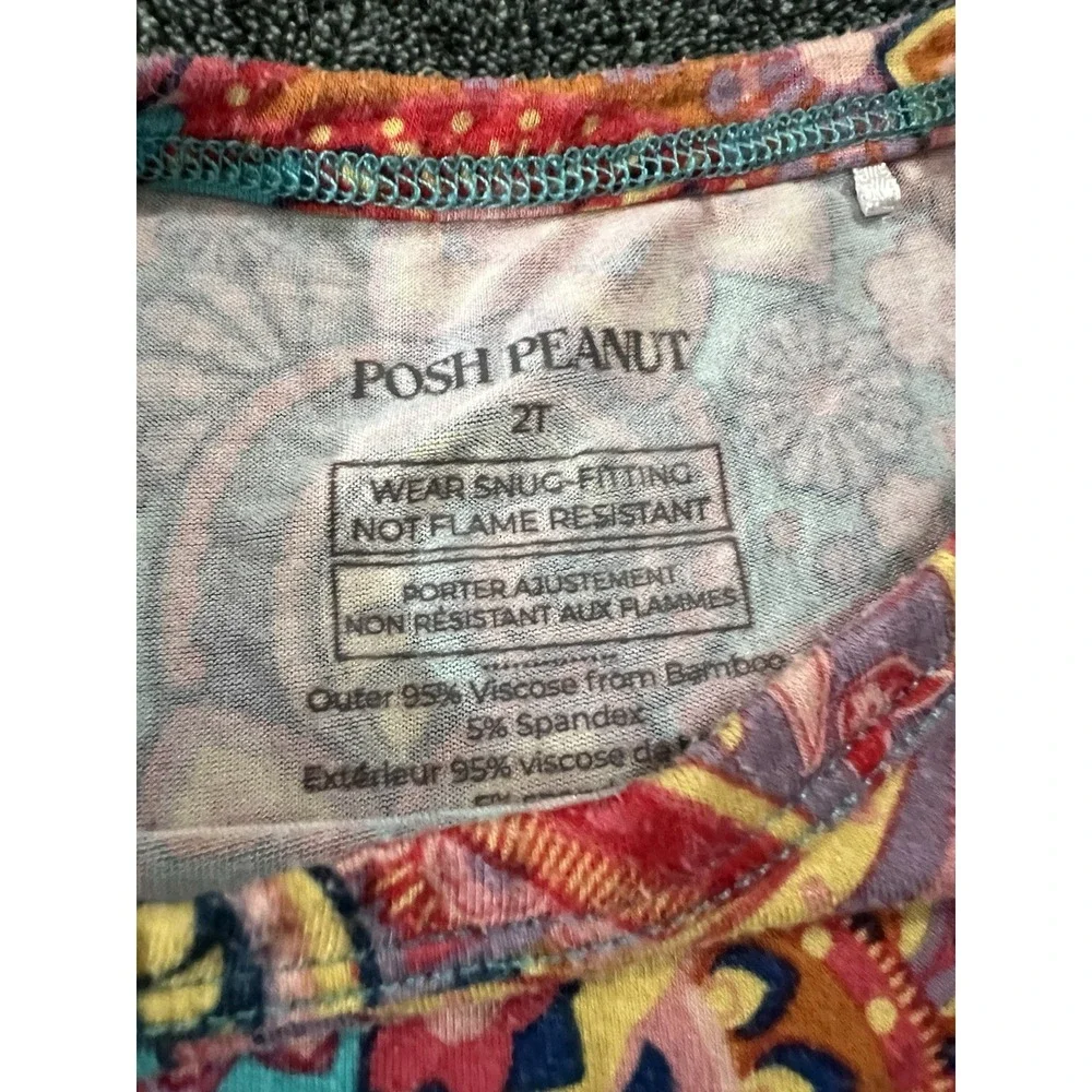 Posh Peanut‎ 2T Pajama Top Shirt Sleeve